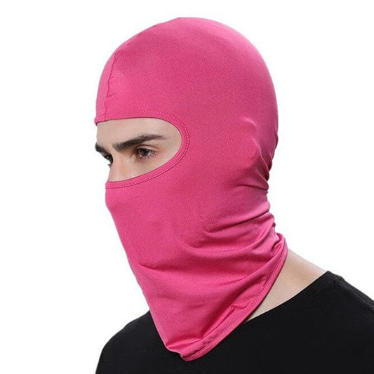 Pink motorcycle balaclava