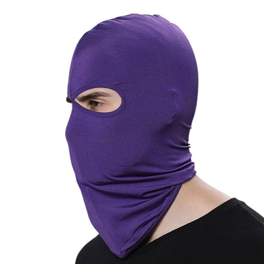 Purple 2 hole balaclava