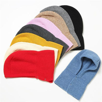 Red women's balaclava