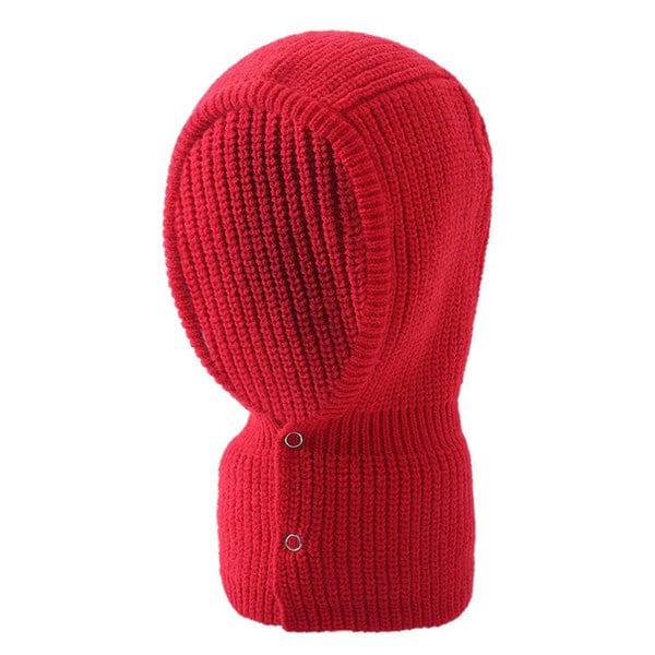 Red women's balaclava