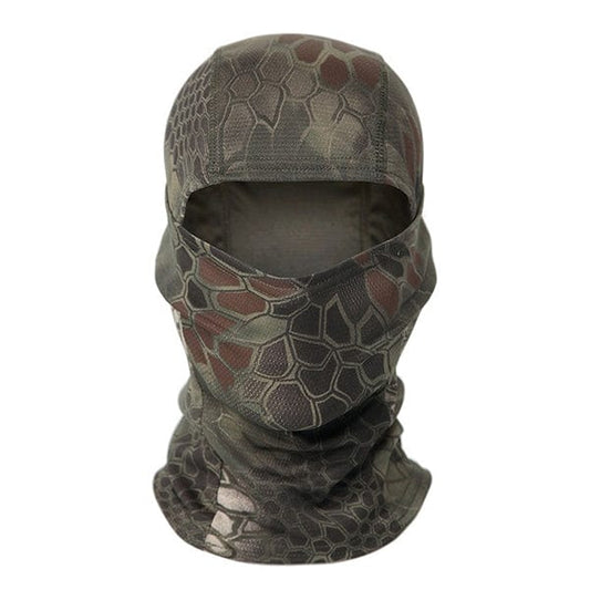 Reptile camo balaclava