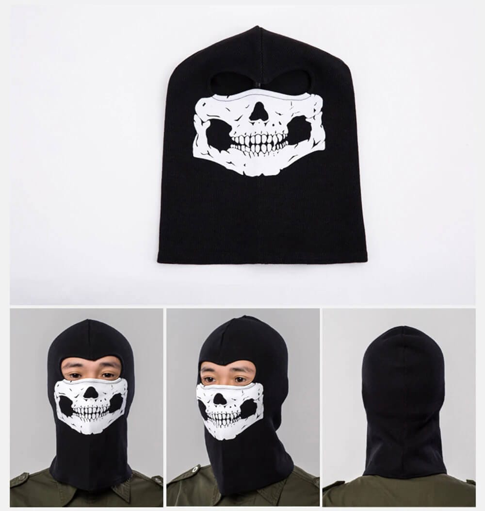 Skull face airsoft balaclava