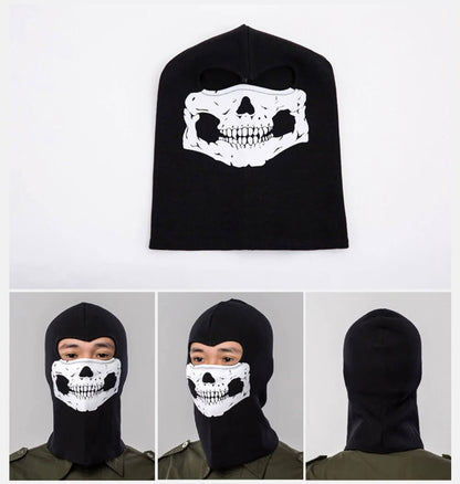 Skull face airsoft balaclava