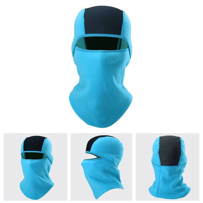Sky blue fleece balaclava