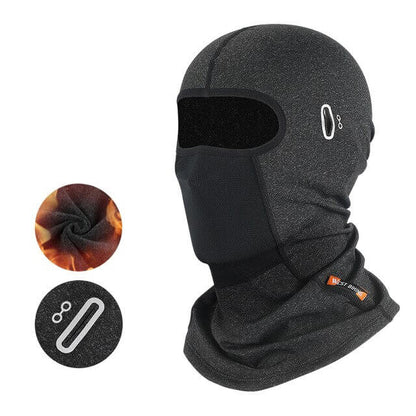 Warm cycling balaclava