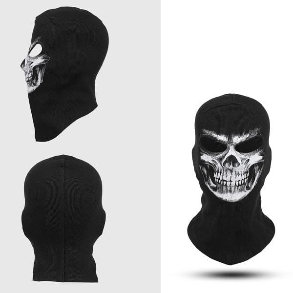 White skull balaclava
