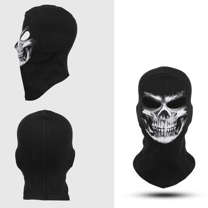 White skull balaclava