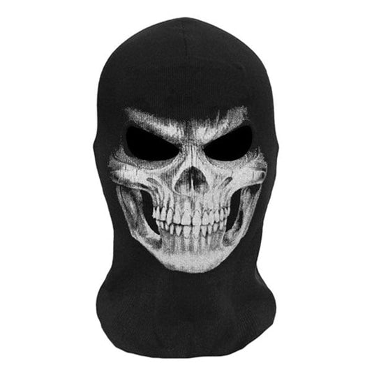 White skull balaclava