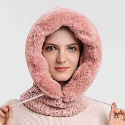 Women's pink balaclava
