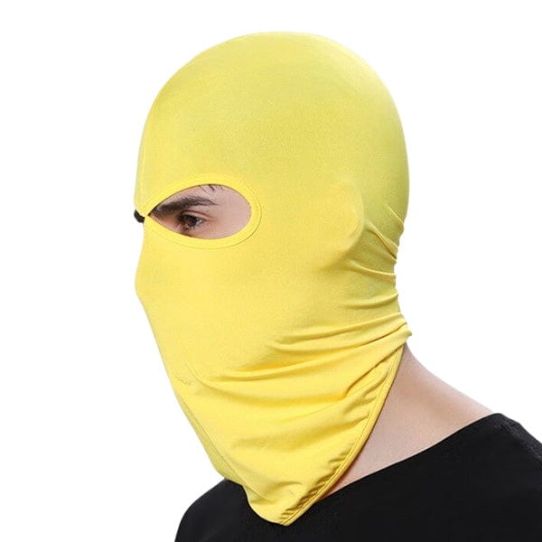 Yellow 2 hole balaclava