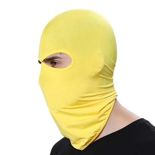 Yellow 2 hole balaclava